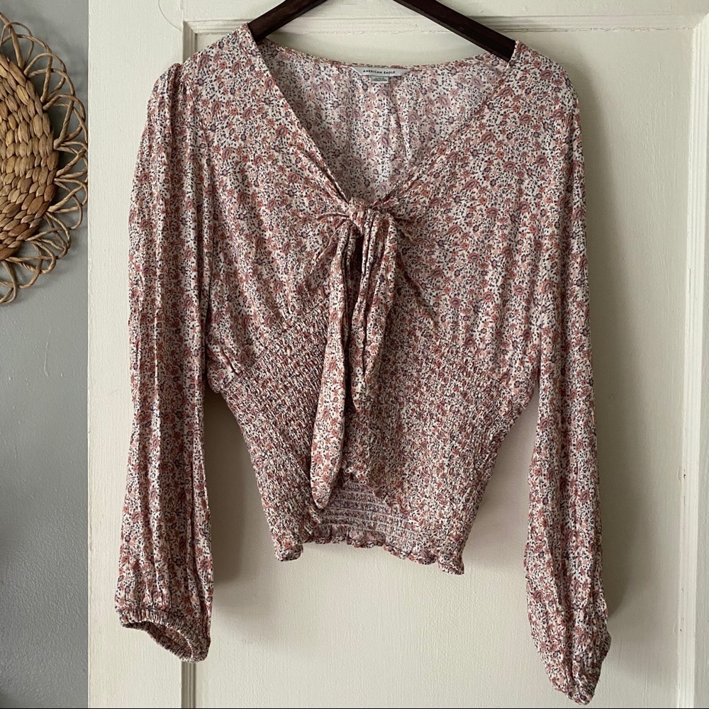AE tie front top 🌸
